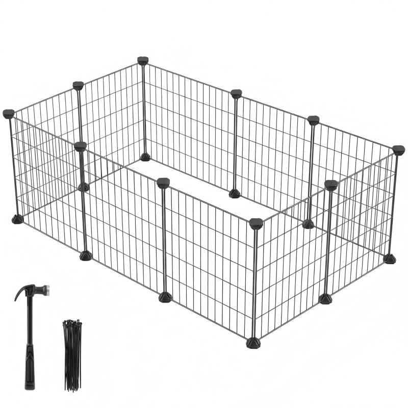 Songmics Storage Cube schwarz - L 143 x B 73 x H 46 cm von SONGMICS