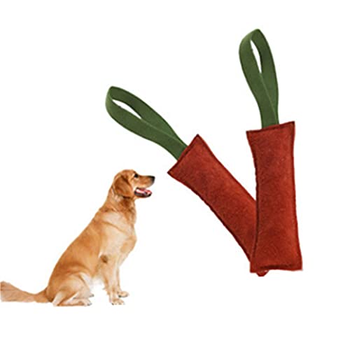 SOONHUA Hundespielzeug mit Griff, langlebiges Zugspielzeug für kleine bis große Hunde, ideal für Tauziehen, Apportieren, Hundebisstraining, Welpentraining & interaktives Spielen von SOONHUA