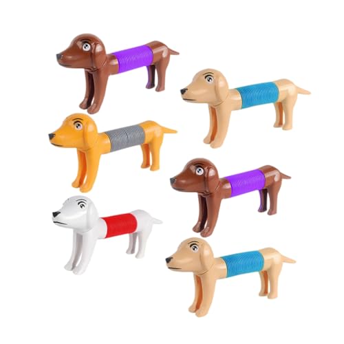 SOPOTUTU 6 Stück Teiliges Pop Tube Hundespielzeug Flexibles Teleskopisches Stressabbau und Beschäftigungsspielzeug für Welpen Buntes Lustiges DIY Tier Rohrspielzeug SOPOTUTU 6 Stück Teiliges Pop Tube Hundespielzeug Flexibles Teleskopisches Stressabbau und Beschäftigungsspielzeug für Welpen Buntes Lustiges DIY Tier Rohrspielzeug von SOPOTUTU