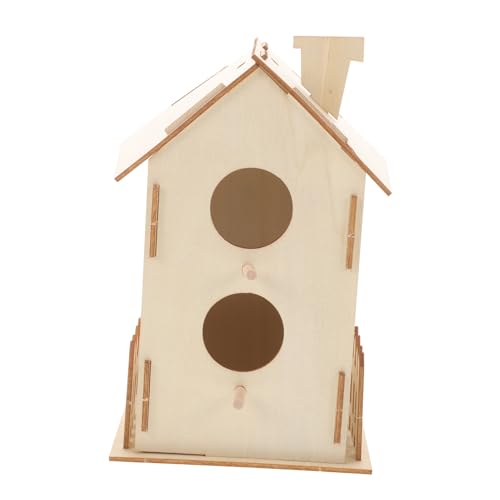 SOPOTUTU DIY Vogelhaus aus Holz zum Bemalen für Kreatives Bastelset für Jungen und Fördert Fantasie und Kreativität für Bastel Fans Holzspielzeug für Drinnen und Draußen SOPOTUTU DIY Vogelhaus aus Holz zum Bemalen für Kreatives Bastelset für Jungen und Fördert Fantasie und Kreativität für Bastel Fans Holzspielzeug für Drinnen und Draußen von SOPOTUTU