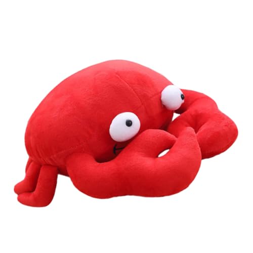 SOPOTUTU Krabben Plüschtier Rotes Sofa Kuschelkissen Cartoon Krabbe Weiches PP Baumwollfüllung SOPOTUTU Krabben Plüschtier Rotes Sofa Kuschelkissen Cartoon Krabbe Weiches PP Baumwollfüllung von SOPOTUTU