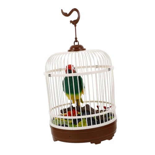 SOPOTUTU Mini Vogelkäfig mit Soundaktivierung Interaktives Realistisches Zwitschern für Erwachsene Tragbares Dekorationsspielzeug für Endlosen Spaß und Unterhaltung SOPOTUTU Mini Vogelkäfig mit Soundaktivierung Interaktives Realistisches Zwitschern für Erwachsene Tragbares Dekorationsspielzeug für Endlosen Spaß und Unterhaltung von SOPOTUTU