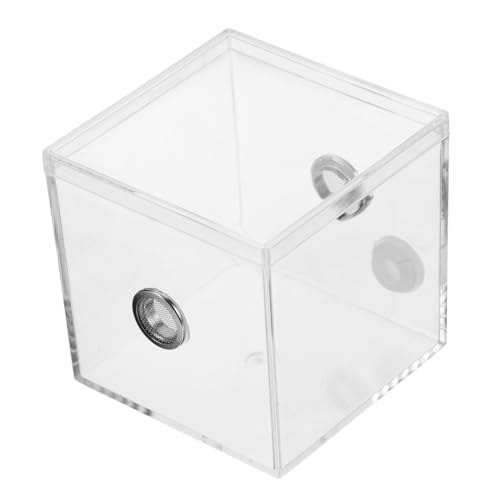 SOPOTUTU Singvogelkäfig Insektengehäuse Käferhaus Springender Spinnenlebensraum Spinnen -Terrarium Springspinnen-Terrarium Terrarium Containerhaus Tierkäfig Plastik Transparent SOPOTUTU Singvogelkäfig Insektengehäuse Käferhaus Springender Spinnenlebensraum Spinnen -Terrarium Springspinnen-Terrarium Terrarium Containerhaus Tierkäfig Plastik Transparent von SOPOTUTU