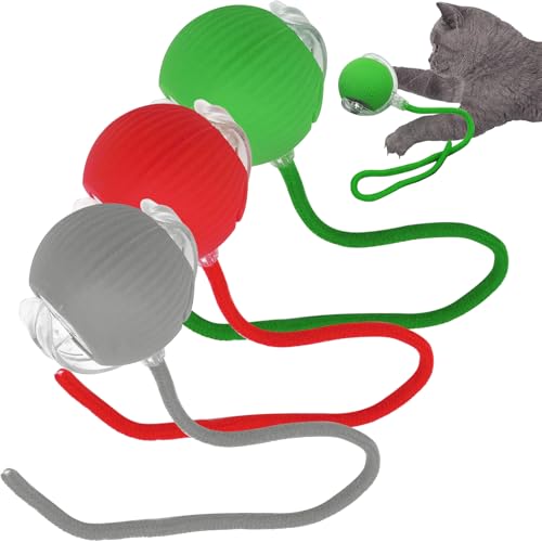 SORNEICDR Interaktiver Ball für Katzen, interaktives Spielzeug für Hunde, interaktives Spielzeug, 360 °, intelligenter automatischer Kugellagerball für Katze und Hund (3 Stück/Set) SORNEICDR Interaktiver Ball für Katzen, interaktives Spielzeug für Hunde, interaktives Spielzeug, 360 °, intelligenter automatischer Kugellagerball für Katze und Hund (3 Stück/Set) von SORNEICDR