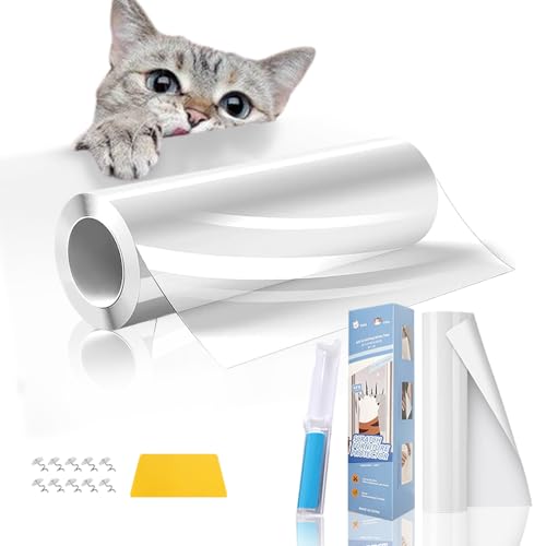SB® Sofabezug für Katzen, 30 x 300 cm + Fusselrolle + Spachtel + 10 Pings | Kratzschutz für Haustiere für alle Arten von Möbeln (30 x 300 cm) von SOTO BLANCO