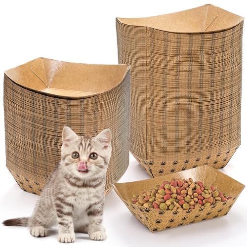 SOUJOY Einweg-Futternäpfe für Haustiere, 900 g, Papier, Reise-Katzen-Futternapf, Boots-Fußabdruck-Design, Lebensmittel-Serviertabletts für Nass- und Trockenfutter, kleine Hunde, Welpen, Katzen, 100 SOUJOY Einweg-Futternäpfe für Haustiere, 900 g, Papier, Reise-Katzen-Futternapf, Boots-Fußabdruck-Design, Lebensmittel-Serviertabletts für Nass- und Trockenfutter, kleine Hunde, Welpen, Katzen, 100 von SOUJOY