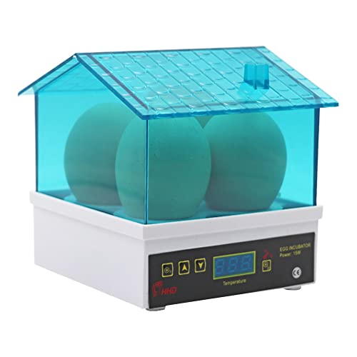 SOULONG Automatische Inkubator, Intelligenter Eier Inkubator 4 Eier Inkubator Brutkasten für Puten Hühner Vögeln und Anderen Eiern von SOULONG