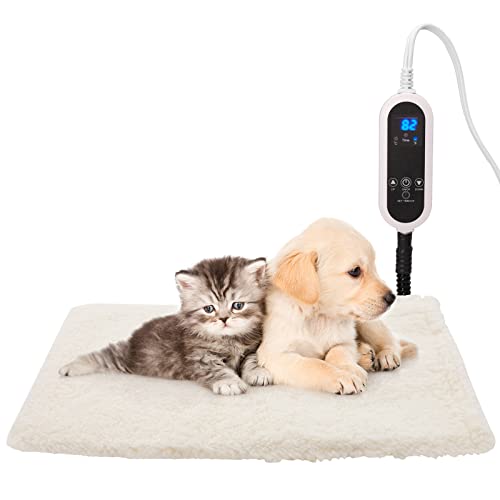 Heizkissen für Haustiere, 6 verstellbare Heizohrpolster für Hunde und Katzen mit Timer/waschbarer Bezug, Heizmatte für Haustiere im Innenbereich für Katzen u Heizkissen für Haustiere, 6 verstellbare Heizohrpolster für Hunde und Katzen mit Timer/waschbarer Bezug, Heizmatte für Haustiere im Innenbereich für Katzen u von SOVPAIT