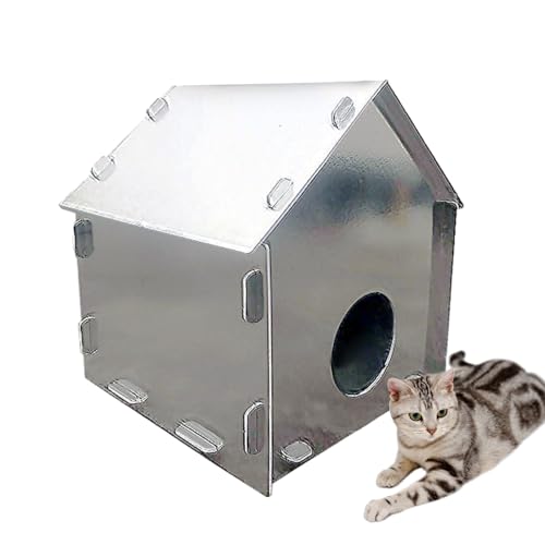 Außerhalb des Katzenhaus | Wetterfester warmer Unterschlupf für den Winter - Isolierter Außen-Unterschlupf für Wildkatzen Haustierbett für kalte Klimazonen für Streuner Soydan Außerhalb des Katzenhaus | Wetterfester warmer Unterschlupf für den Winter - Isolierter Außen-Unterschlupf für Wildkatzen Haustierbett für kalte Klimazonen für Streuner Soydan von SOYDAN