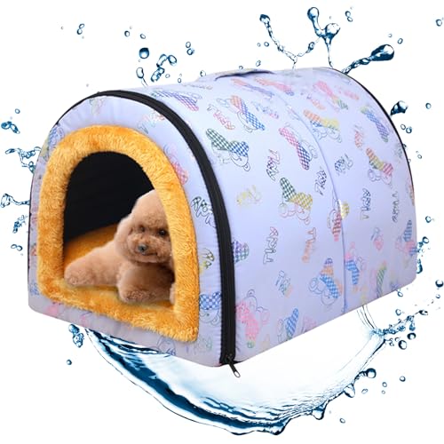 Höhle für Hunde – Höhle für Welpen, Warmer Innenraum, für Katzen, wasserdichtes Haus mit rutschfestem Boden für Katzen und Welpen Soydan Höhle für Hunde – Höhle für Welpen, Warmer Innenraum, für Katzen, wasserdichtes Haus mit rutschfestem Boden für Katzen und Welpen Soydan von SOYDAN