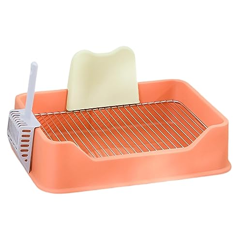 Hundetoilette, Hundetöpfchen-Tablett, Welpen-Trainings-Töpfchen-Tablett, Haustierzubehör, wiederverwendbar, leicht zu reinigen, for Katzen im Innenbereich, Welpen-Trainings-Tablett, Orange146 Hundetoilette, Hundetöpfchen-Tablett, Welpen-Trainings-Töpfchen-Tablett, Haustierzubehör, wiederverwendbar, leicht zu reinigen, for Katzen im Innenbereich, Welpen-Trainings-Tablett, Orange146 von SOYDAN