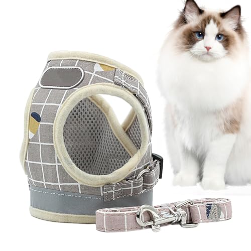 Hundewestengeschirr - Benutzerfreundliches Katzengurt-Geschirr-Set, flexibel | Outdoor-Katzenbedarf für Reisen, Spaziergänge, Camping, Ausflüge, Festivalparaden Soydan Hundewestengeschirr - Benutzerfreundliches Katzengurt-Geschirr-Set, flexibel | Outdoor-Katzenbedarf für Reisen, Spaziergänge, Camping, Ausflüge, Festivalparaden Soydan von SOYDAN