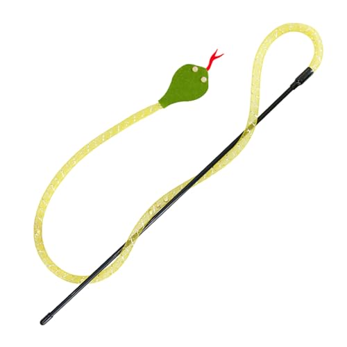 Katzen-Teaser-Stick, einziehbares Katzen-Schlangenspielzeug, ausziehbares Katzenspielzeug mit langem Griff, flexibler Teaser-Katzenspielzeug, langlebiges Haustier-Kauspielzeug, weicher Katzenstab aus Katzen-Teaser-Stick, einziehbares Katzen-Schlangenspielzeug, ausziehbares Katzenspielzeug mit langem Griff, flexibler Teaser-Katzenspielzeug, langlebiges Haustier-Kauspielzeug, weicher Katzenstab aus von SOYDAN
