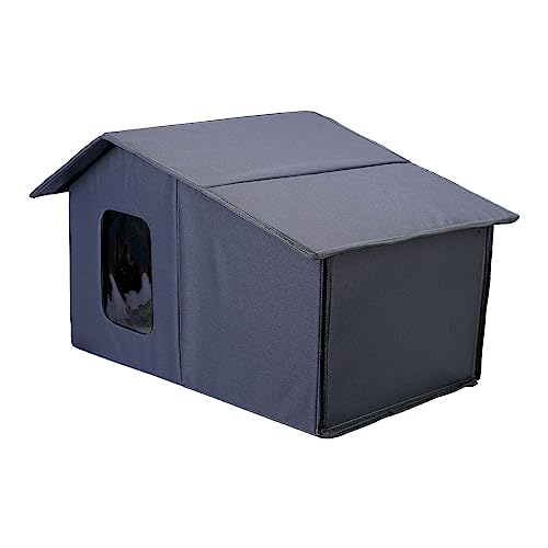 Katzenhäuser, wasserdichtes Outdoor-Katzen-Schlafhaus, abnehmbarer Katzen-Hunde-Unterschlupf mit Schwammfutter, bequemes Katzennest im Freien, faltbarer Haustier-Unterschlupf, beheizte Katzenhäuser Katzenhäuser, wasserdichtes Outdoor-Katzen-Schlafhaus, abnehmbarer Katzen-Hunde-Unterschlupf mit Schwammfutter, bequemes Katzennest im Freien, faltbarer Haustier-Unterschlupf, beheizte Katzenhäuser von SOYDAN