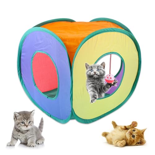 【Katzentraining】Das Multi-Port-Design des Katzentunnels ermöglicht es Ihnen, Ihre Katze zu trainieren, stundenlanges Spiel, Katzenhausspielzeug, Katzentraining und Unterhaltung zu genießen.Sie können 【Katzentraining】Das Multi-Port-Design des Katzentunnels ermöglicht es Ihnen, Ihre Katze zu trainieren, stundenlanges Spiel, Katzenhausspielzeug, Katzentraining und Unterhaltung zu genießen.Sie können von SOYDAN