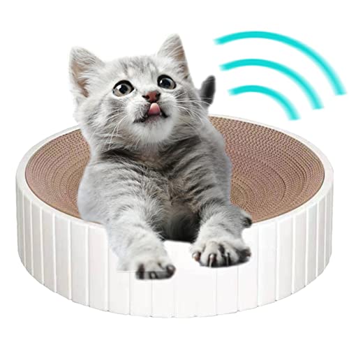 Kratzbrett für Katzen, aus Karton, runde Kratzbox für Katzen, hohe Dichte, Katzenbett, Schutz für Kratzmöbel für Katzen, Zubehör für Katzen, lindert Stress, unterstützt Soydan Kratzbrett für Katzen, aus Karton, runde Kratzbox für Katzen, hohe Dichte, Katzenbett, Schutz für Kratzmöbel für Katzen, Zubehör für Katzen, lindert Stress, unterstützt Soydan von SOYDAN