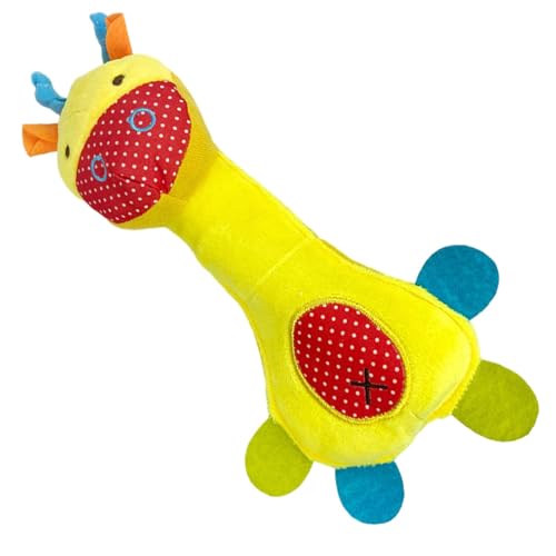 Quietschendes Hundespielzeug | Quietschspielzeug für Hunde | Plüschtier für Welpen mit Vista Aufdruck - Interaktives Hundespielzeug Weich Quietschendes Plüschtier Hirsch Quietschendes Hundespielzeug | Quietschspielzeug für Hunde | Plüschtier für Welpen mit Vista Aufdruck - Interaktives Hundespielzeug Weich Quietschendes Plüschtier Hirsch von SOYDAN