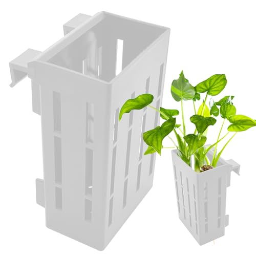 SOYDAN Aquarium-Pflanzer, Halterung für Aquatik mit Haken, Aquarium-Dekoration, hängender Aquarium-Topf, Dekoration für Aquarien, lebendig SOYDAN Aquarium-Pflanzer, Halterung für Aquatik mit Haken, Aquarium-Dekoration, hängender Aquarium-Topf, Dekoration für Aquarien, lebendig von SOYDAN