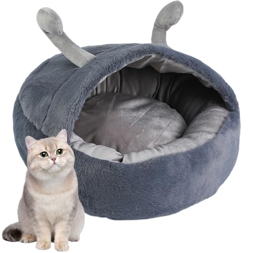 SOYDAN Hundebett mit Höhle mit Kapuze, niedliches Design mit Ohren und Höhle mit rutschfester Unterseite, bequeme Höhle für Haustiere, warmes Nest SOYDAN Hundebett mit Höhle mit Kapuze, niedliches Design mit Ohren und Höhle mit rutschfester Unterseite, bequeme Höhle für Haustiere, warmes Nest von SOYDAN