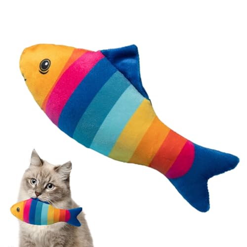 SOYDAN Katzenfisch mit Katze | Entspannendes und aufregendes Cartoon-Fischspielzeug – Wohnzubehör für Katzen, Katzenhaus, Tierheim, Wohnzimmer SOYDAN Katzenfisch mit Katze | Entspannendes und aufregendes Cartoon-Fischspielzeug – Wohnzubehör für Katzen, Katzenhaus, Tierheim, Wohnzimmer von SOYDAN