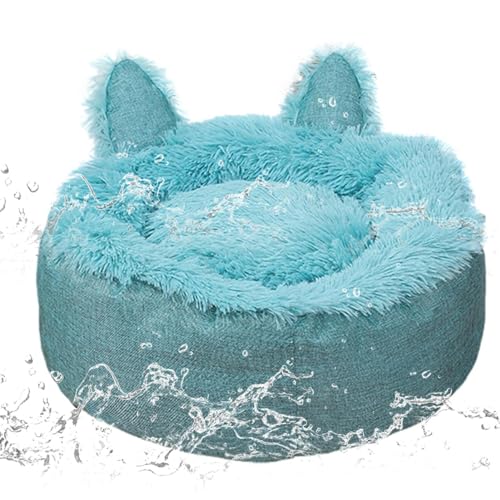 SOYDAN Niedliches Katzenbett, rutschfestes, warmes, niedliches Kissen, weiches Hundebett mit wasserdichter und staubdichter Unterseite, Samtstoff, rundes Haustierbett SOYDAN Niedliches Katzenbett, rutschfestes, warmes, niedliches Kissen, weiches Hundebett mit wasserdichter und staubdichter Unterseite, Samtstoff, rundes Haustierbett von SOYDAN