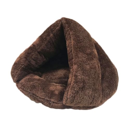 SOYDAN Plüsch-Katzenbett | Dreieckszelt aus flauschigem Plüsch für Haustiere, rutschfeste Unterseite, kreativ, Winterbedarf für Haustiere, Kätzchen, Katzen SOYDAN Plüsch-Katzenbett | Dreieckszelt aus flauschigem Plüsch für Haustiere, rutschfeste Unterseite, kreativ, Winterbedarf für Haustiere, Kätzchen, Katzen von SOYDAN