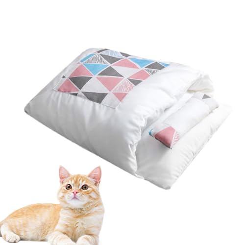 SOYDAN Schlafsack für Katzen, Katzenbett, Tasche für Katzen mit Kissen – Schlafsack weich und bequem, rutschfest, maschinenwaschbar, faltbar, dick, für Haustiere SOYDAN Schlafsack für Katzen, Katzenbett, Tasche für Katzen mit Kissen – Schlafsack weich und bequem, rutschfest, maschinenwaschbar, faltbar, dick, für Haustiere von SOYDAN