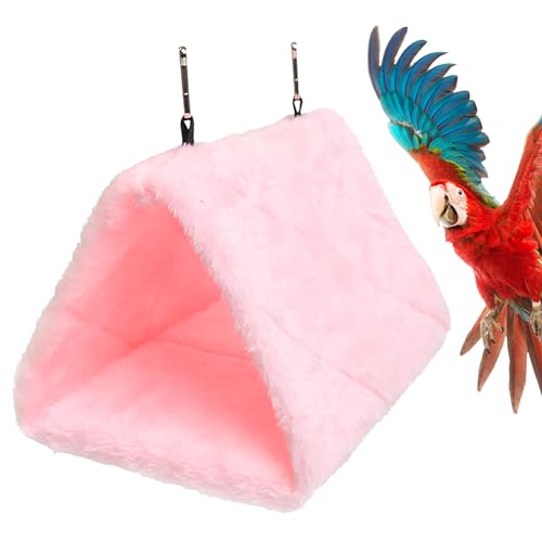 SOYDAN Vogelbett für Käfig,Dreieckiges Design-Vogelhaus für Käfig - Nymphensittichbett für Aras, Graupapageien, Wellensittiche, Vogelwärmer, Sittichbett SOYDAN Vogelbett für Käfig,Dreieckiges Design-Vogelhaus für Käfig - Nymphensittichbett für Aras, Graupapageien, Wellensittiche, Vogelwärmer, Sittichbett von SOYDAN