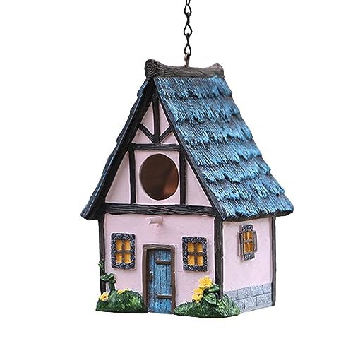 Vogelhaus aus Harz, wasserdicht, sonnenfest, aus Harz – dekorative Vogelhäuschen für den Garten im Freien, Vogelhaus für Vögel Soydan Vogelhaus aus Harz, wasserdicht, sonnenfest, aus Harz – dekorative Vogelhäuschen für den Garten im Freien, Vogelhaus für Vögel Soydan von SOYDAN