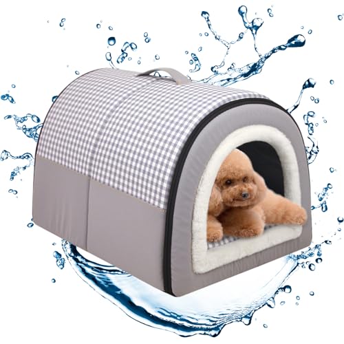 Wasserdichtes Katzenbett | Abnehmbares Hundebett mit tragbarer Abdeckung mit rutschfester Unterseite | Gemütlicher Katzenunterschlupf | bequemes Hundebett für Haustiere Soydan Wasserdichtes Katzenbett | Abnehmbares Hundebett mit tragbarer Abdeckung mit rutschfester Unterseite | Gemütlicher Katzenunterschlupf | bequemes Hundebett für Haustiere Soydan von SOYDAN