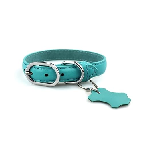 Echtes Leder Hundehalsband Personalisierte Halsbänder Für Große Kleine Hund Haustier Solide Kragen Für Katze Welpen Hund Leine Harness Pet Produkt von Sozy
