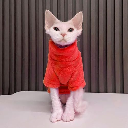 Haarlose Katze Pullover Winter Verdickung Warme Sphynx Kleidung Home Bequeme Winter Hund Kleidung für Kleine Hunde von SOZY