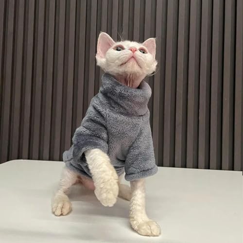 Haarlose Katze Pullover Winter Verdickung Warme Sphynx Kleidung Home Bequeme Winter Hund Kleidung für Kleine Hunde von SOZY
