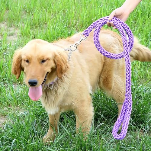 Nylon Geflochtene 8-strängige Hundegeschirr Leine für Große Hunde Führt Haustier Training Laufen Sicherheit Solide Hundeleine Seile Liefert von SOZY