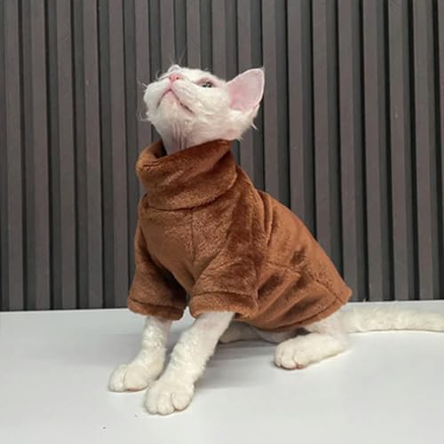 Warme Haustier Katze Kostüm für Katzen Sphynx Weiche Fleece Hund Katze Kleidung Kedi Katten Mastomas Kleidung für Katzen Pullover Ropa Para Gato von Sozy