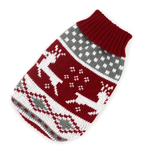 Weihnachten Katze Hund Pullover Warme Haustier Kleidung Pullover Gestrickte Katze Pullover Chihuahua Hund Kostüm Cartoon Haustier Kleidung Ropa Perro von SOZY