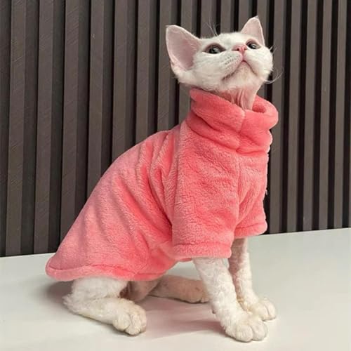 Winter Katze Kleidung Für Sphinx Warme Hoodies Haustiere Verdicken Mantel Kätzchen Kostüme Jacke Chihuahua Herbst Doppelseitige Plus Samt von Sozy