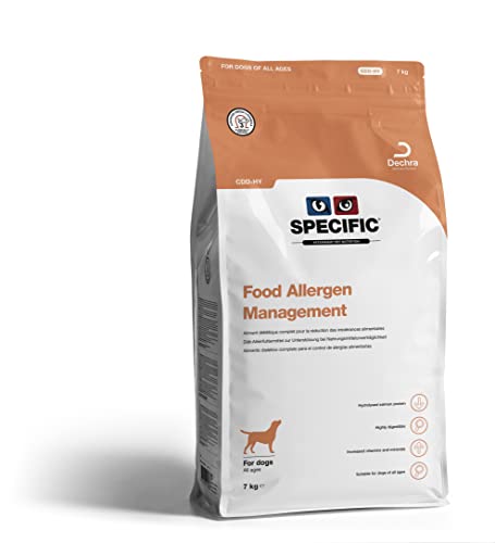 DECHRA Veterinary Products - SPECIFIC CDD-HY Food Allergen Management - Hypoallergenes Hundefutter mit hydrolisiertem Lachs - Trockenfutter für Hunde - Glutenfrei - Alle Altersklassen - 7kg von SPECIFIC