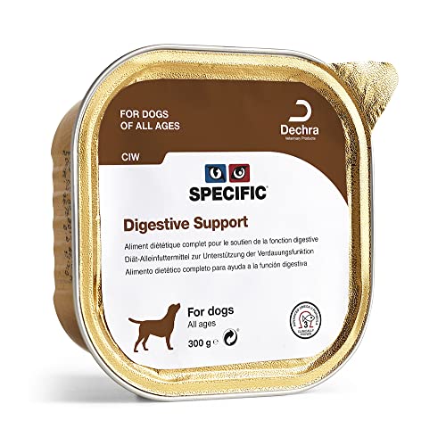 DECHRA Veterinary Products - SPECIFIC CIW Digestive Support - Nassfutter für Hunde - Verbessert die Darmflora - Leicht verdaulich - Ballaststoffarm - Mit Postbiotika - Alle Altersklassen - 6x300g von SPECIFIC