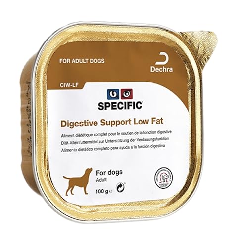 SPECIFIC® Digestive Support (CIW & CIW-LF) - Nassfutter für Hunde - Darmgesundheit - Leicht verdaulich - Ballaststoffarm - Mit Postbiotika - DECHRA (100 gr (Pack X 7), Digestive Support Low-Fat) von SPECIFIC