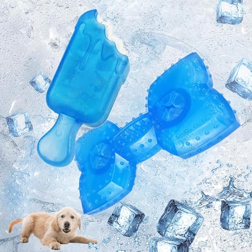 Zahnenwelpen-Kauspielzeug, kühlendes Hundespielzeug aus natürlichem Zahngummi, reinigt die Zähne und fördert die Mundgesundheit, geeignet für kleine und mittelgroße Hunde von SPOFLY
