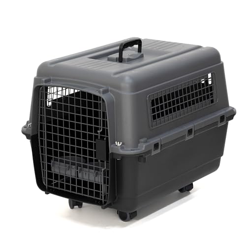 SportPet Designs Hundehütte aus Kunststoff, von Fluggesellschaften zugelassen, Drahttür, Größe M SportPet Designs Hundehütte aus Kunststoff, von Fluggesellschaften zugelassen, Drahttür, Größe M von SPORT PET