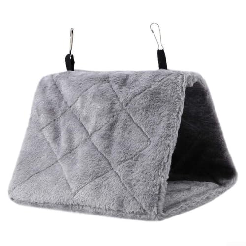 Zum Nisten, komfortables, gemütliches Hängezelt aus weichem Stoff, ideal für Haustiervögel, Grau, Größe L Zum Nisten, komfortables, gemütliches Hängezelt aus weichem Stoff, ideal für Haustiervögel, Grau, Größe L von SPORTARC