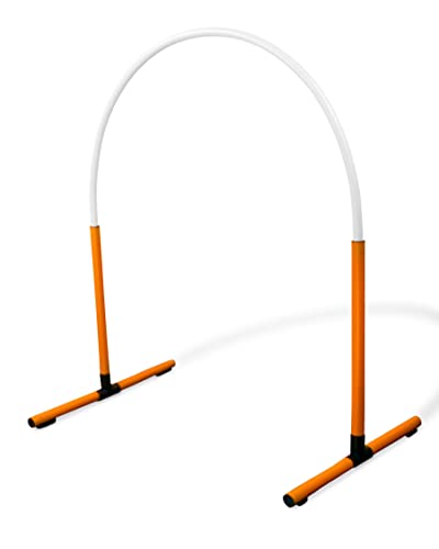 Sportikel24 Hoopers-Bogen - Hoopers-Agility Training für Hunde - Turnier Hoop nach Neuer Prüfungsordnung - Dog Parcours-Zubehör - orange & weiß Sportikel24 Hoopers-Bogen - Hoopers-Agility Training für Hunde - Turnier Hoop nach Neuer Prüfungsordnung - Dog Parcours-Zubehör - orange & weiß von SPORTIKEL24