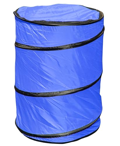 SPORTIKEL24 Hoopers-Tonne (Barrel) – ø 54 cm, Höhe 78 cm – in 3 Farben – für Hoopers-Hundesport (Tonne blau) von SPORTIKEL24