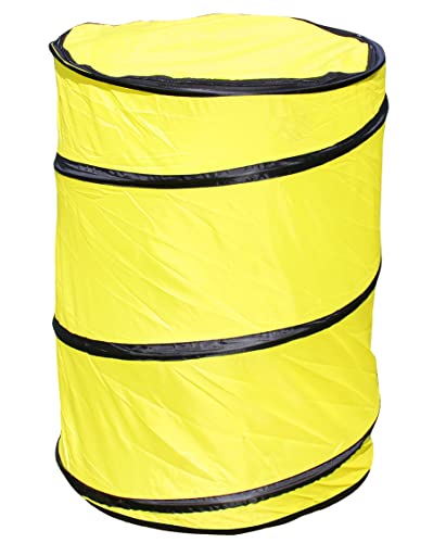 SPORTIKEL24 Hoopers-Tonne (Barrel) – ø 54 cm, Höhe 78 cm – in 3 Farben – für Hoopers-Hundesport (Tonne gelb) von SPORTIKEL24