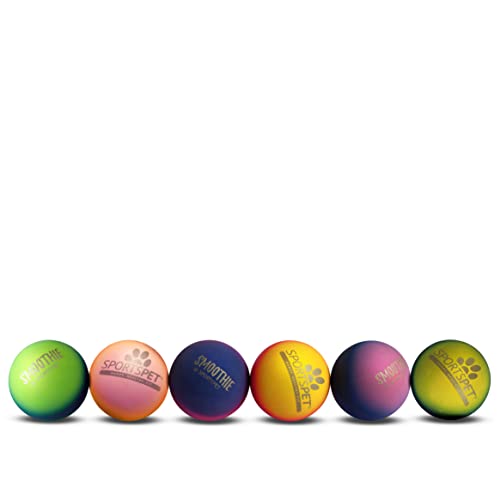 SPORTSPET High Bounce Ball Premium Hundebälle aus Naturkautschuk (60mm) (6er-Pack High Bounce Smoothie) SPORTSPET High Bounce Ball Premium Hundebälle aus Naturkautschuk (60mm) (6er-Pack High Bounce Smoothie) von SPORTSPET