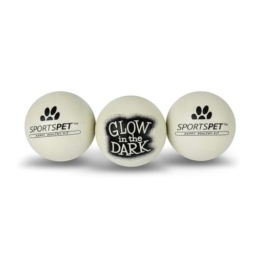 SPORTSPET Hundeball High Bounce Ball “Glow in The Dark” – nachtleuchtend, robust; 60 mm Ø - 3er Set SPORTSPET Hundeball High Bounce Ball “Glow in The Dark” – nachtleuchtend, robust; 60 mm Ø - 3er Set von SPORTSPET