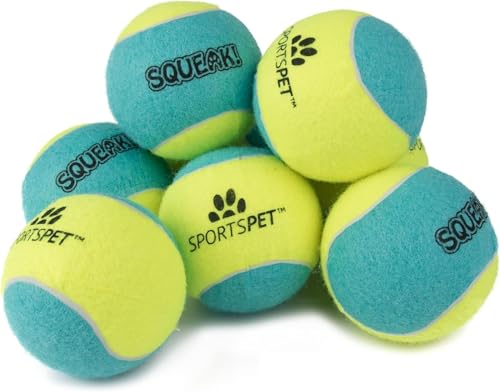 SPORTSPET Squeak! 12 Stück – Mehrfarbige Edition von SPORTSPET