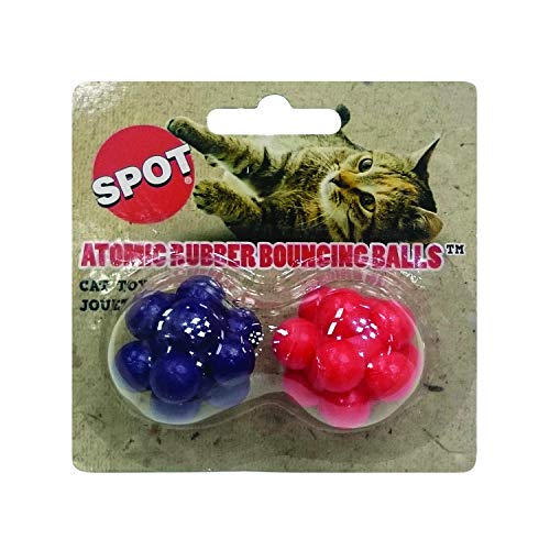 Atomic Bouncing Ball 2 Pc Ethical Pet Atomic Bouncing Ball Hundespielzeug, 2 Stück von SPOT